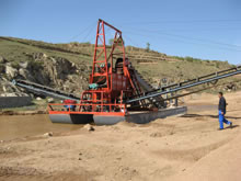 Chain Bucket Sand Dredger 