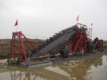 Chain Bucket Iron Sand Dredger