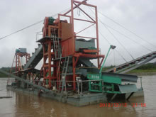 Chain Bucket Gold Dredger